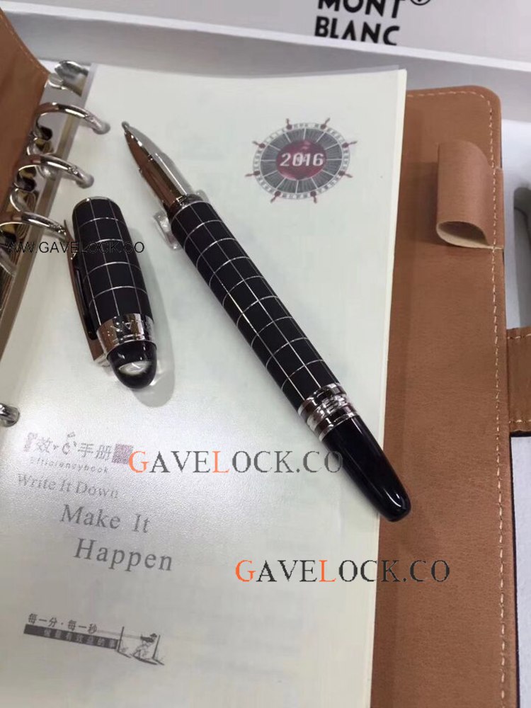 Replica Mont Blanc Rollerball Pen and Montblanc Notebook Set